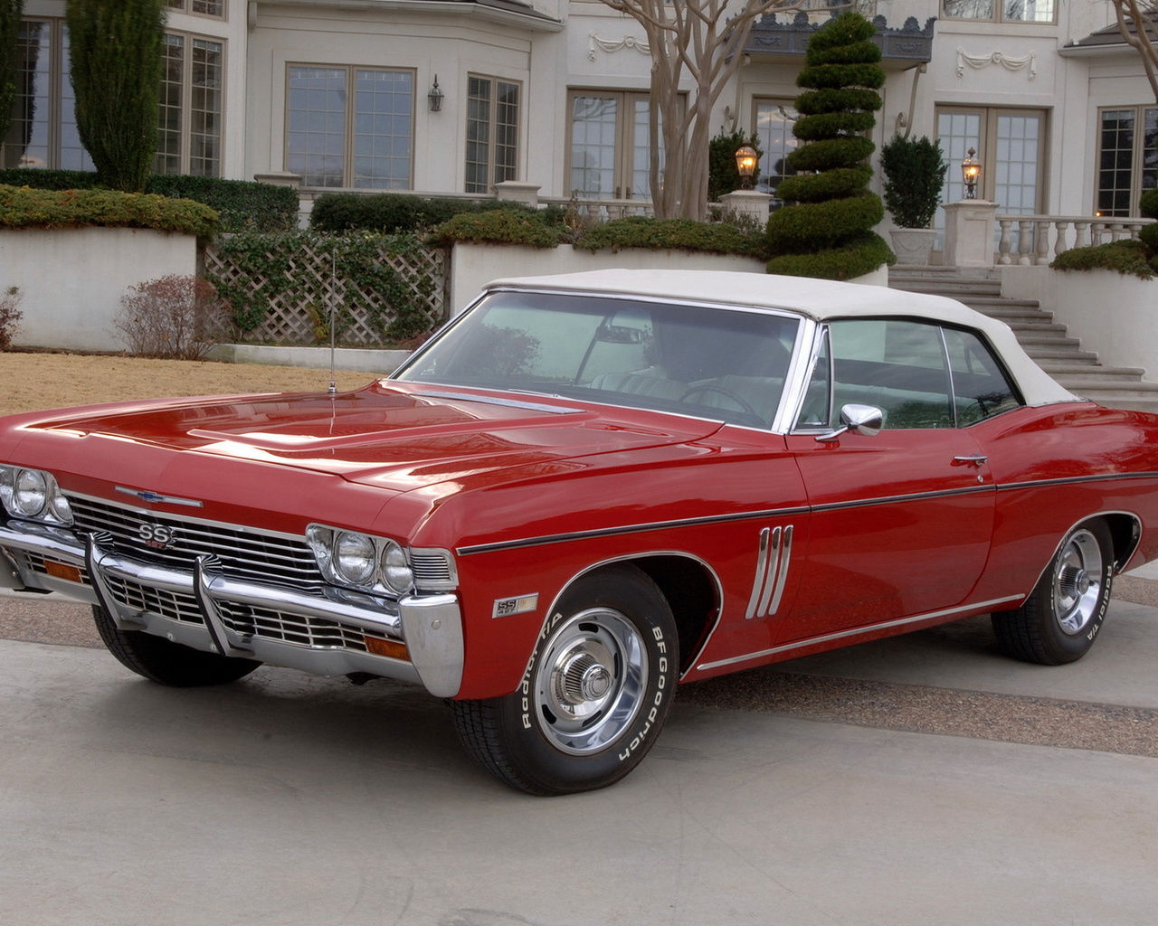 chevrolet, impala, 427, ss, convertible, 1968