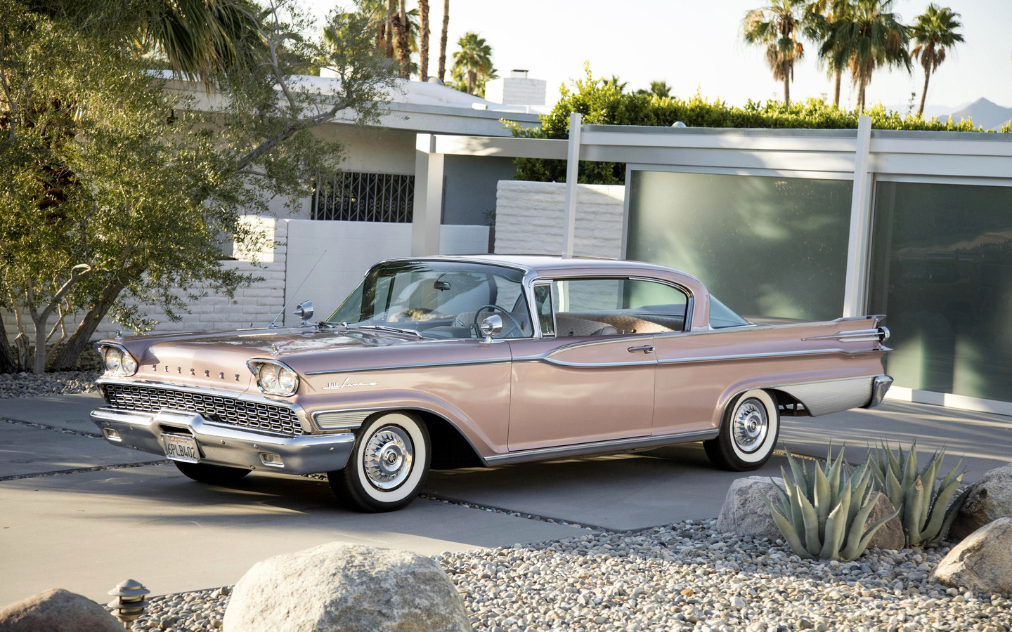 retro, 1959, mercury, park lane