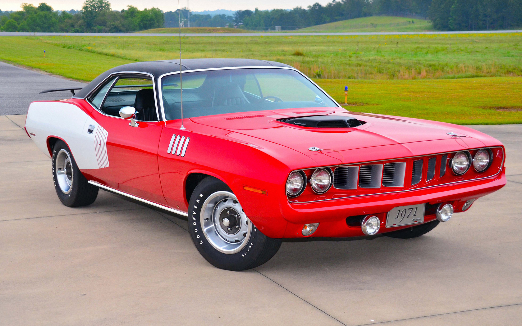 plymouth, cuda, 1970, retro