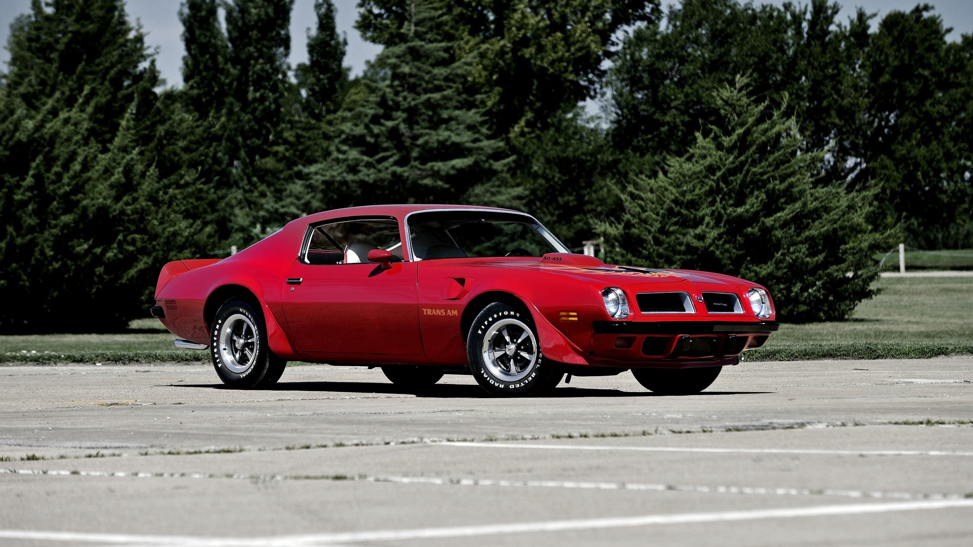 pontiac, firebird, 1974