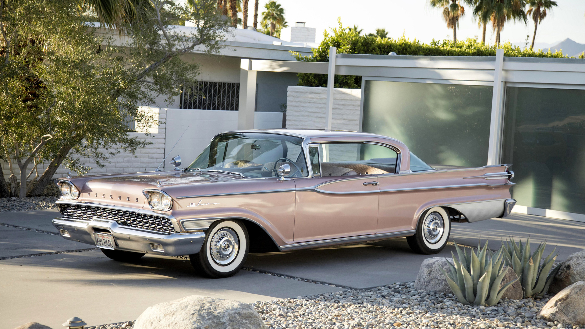 retro, 1959, mercury, park lane