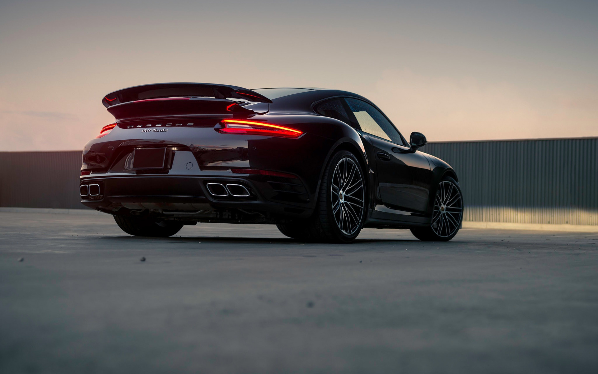 porsche, 911, turbo s, black