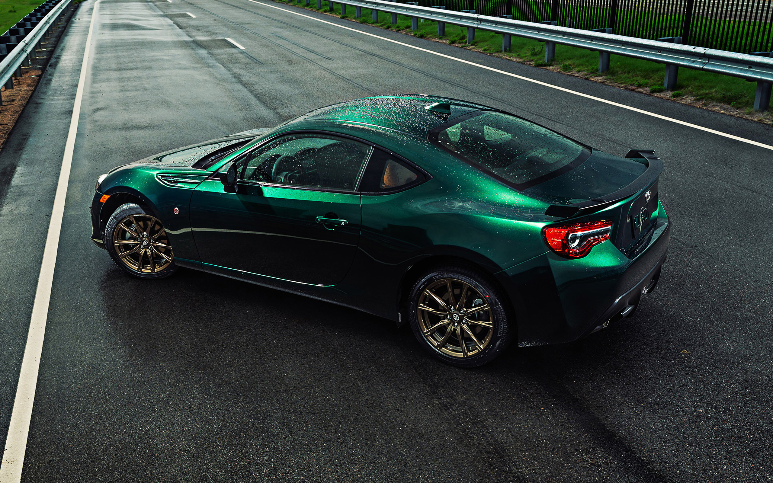 2020, toyota, 86, hakone, edition, rear view, exterior, green, sports coupe, gt86