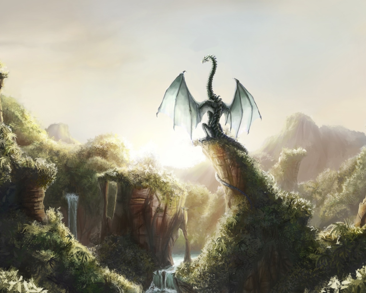 fantasy art dragon  ,   