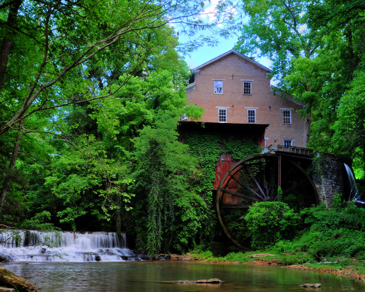 falls mill on factory creek, belvidere, tennessee, ,  , , 