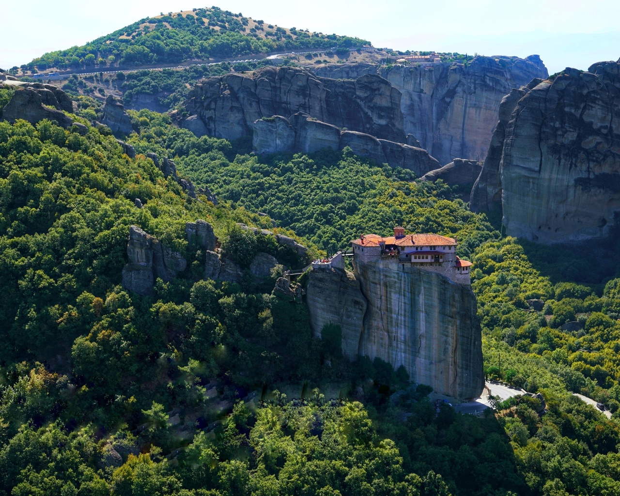 , , meteora monasteries, monastery of st, barlaam, , 