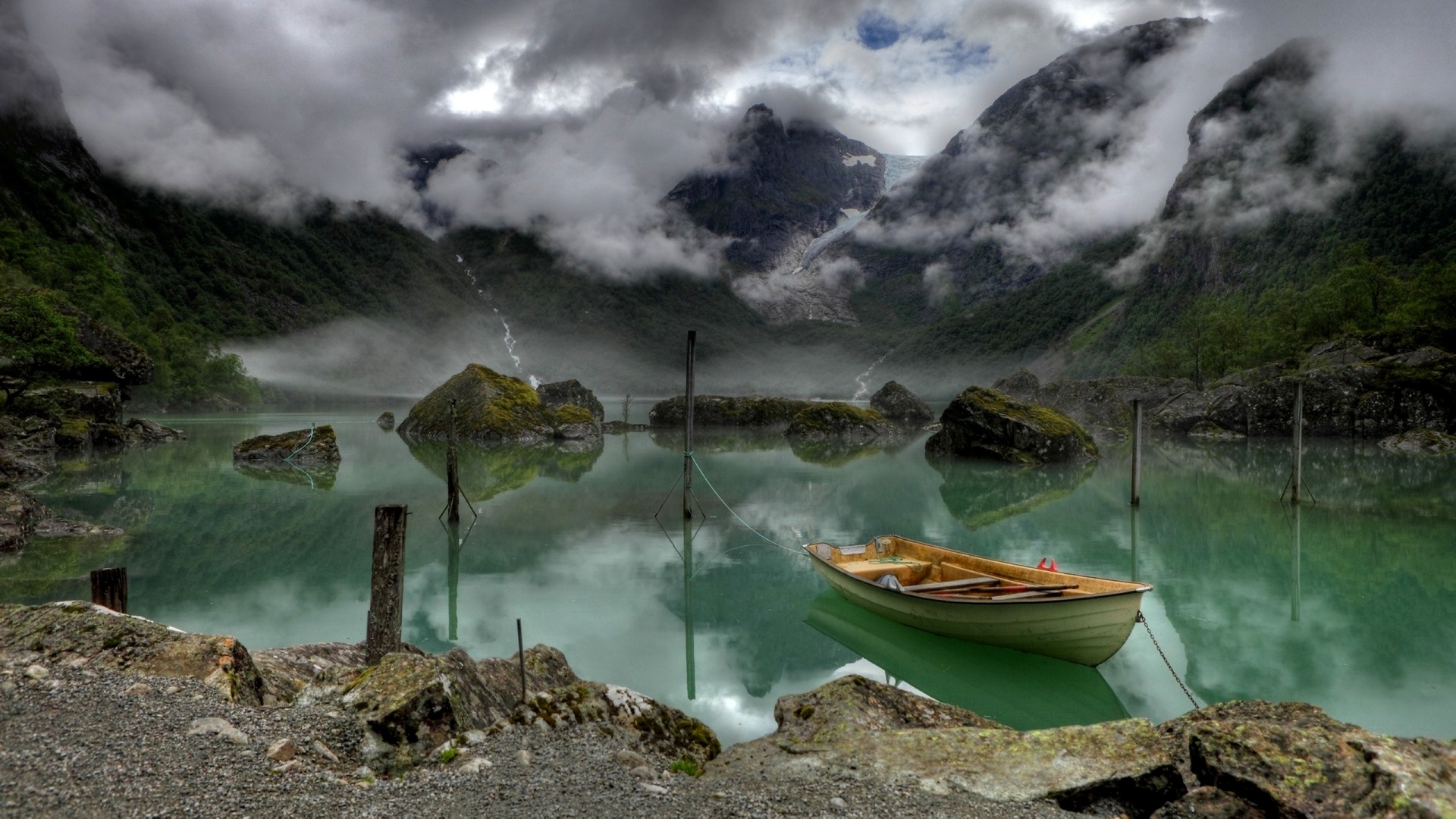 nature, landscape, water, rock