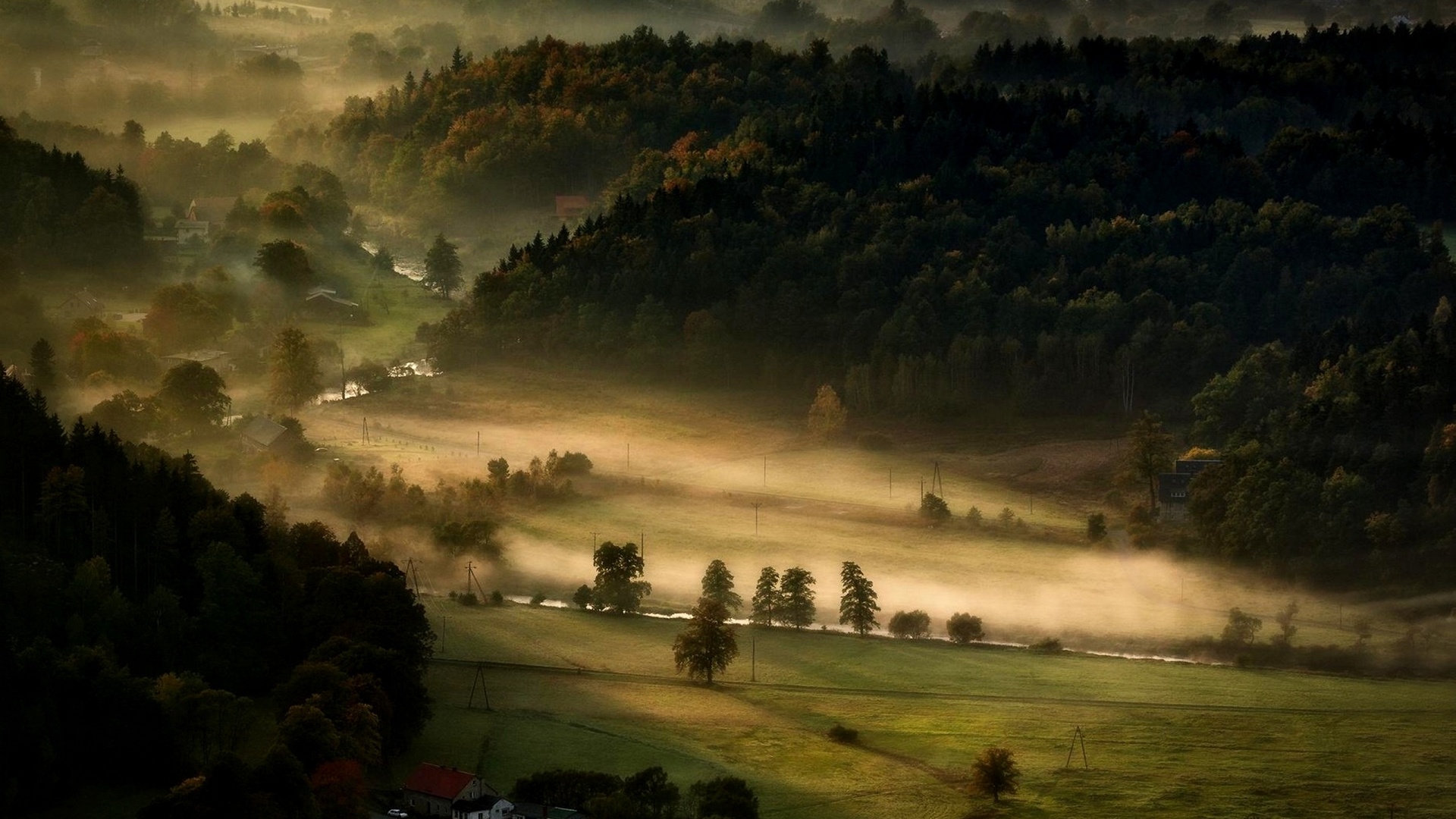 landscape  nature wallpapers  landscape, nature, mist, valley, mor