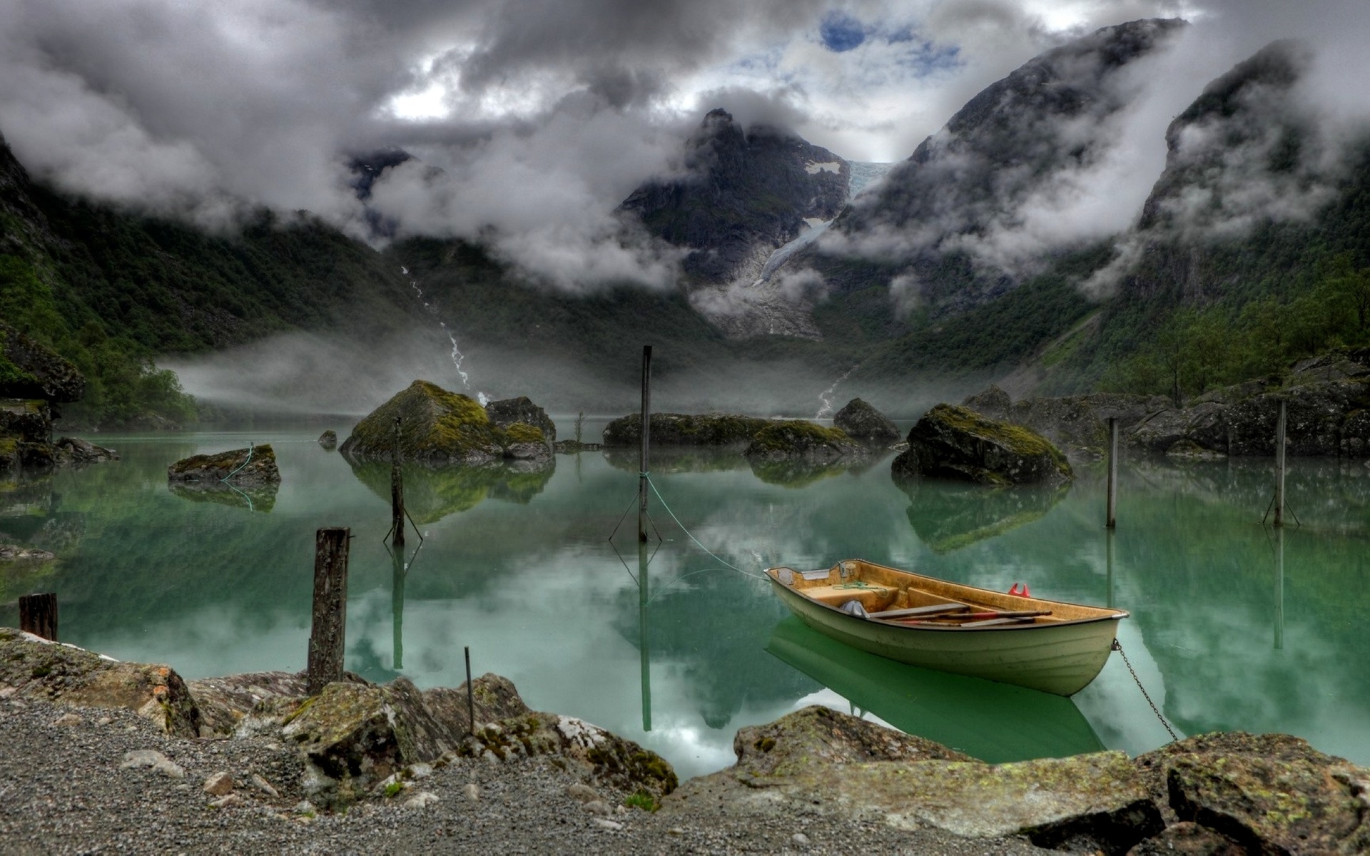 nature, landscape, water, rock