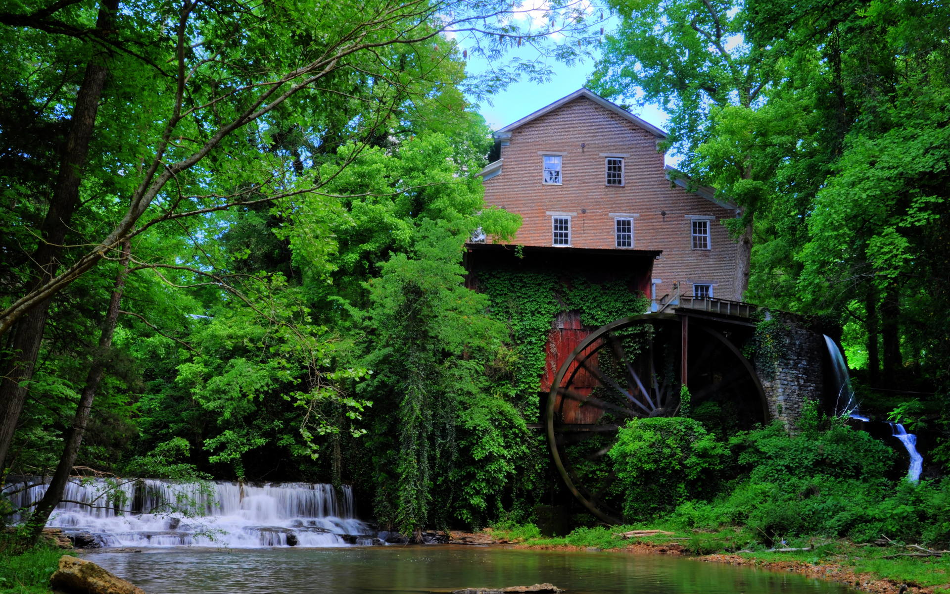 falls mill on factory creek, belvidere, tennessee, ,  , , 