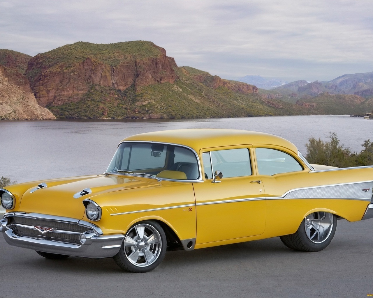 american, classic, car, chevrolet, bel air