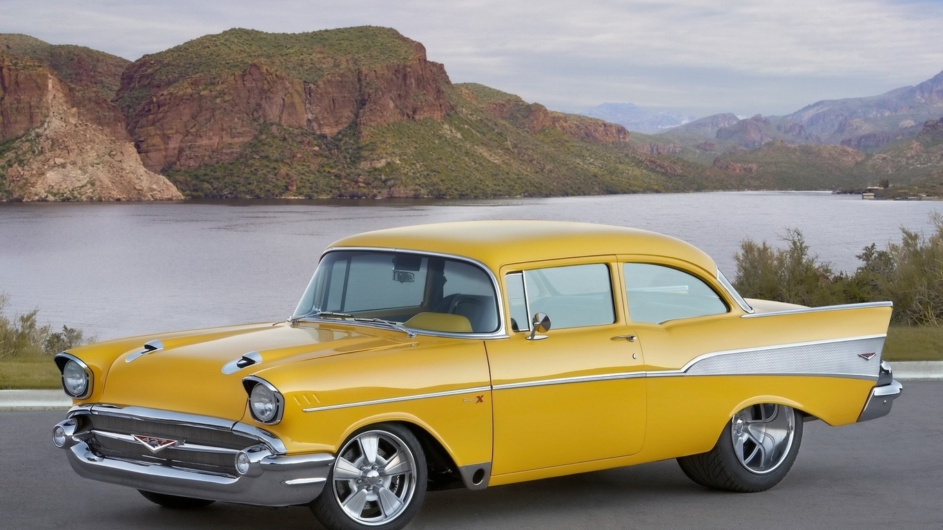 american, classic, car, chevrolet, bel air