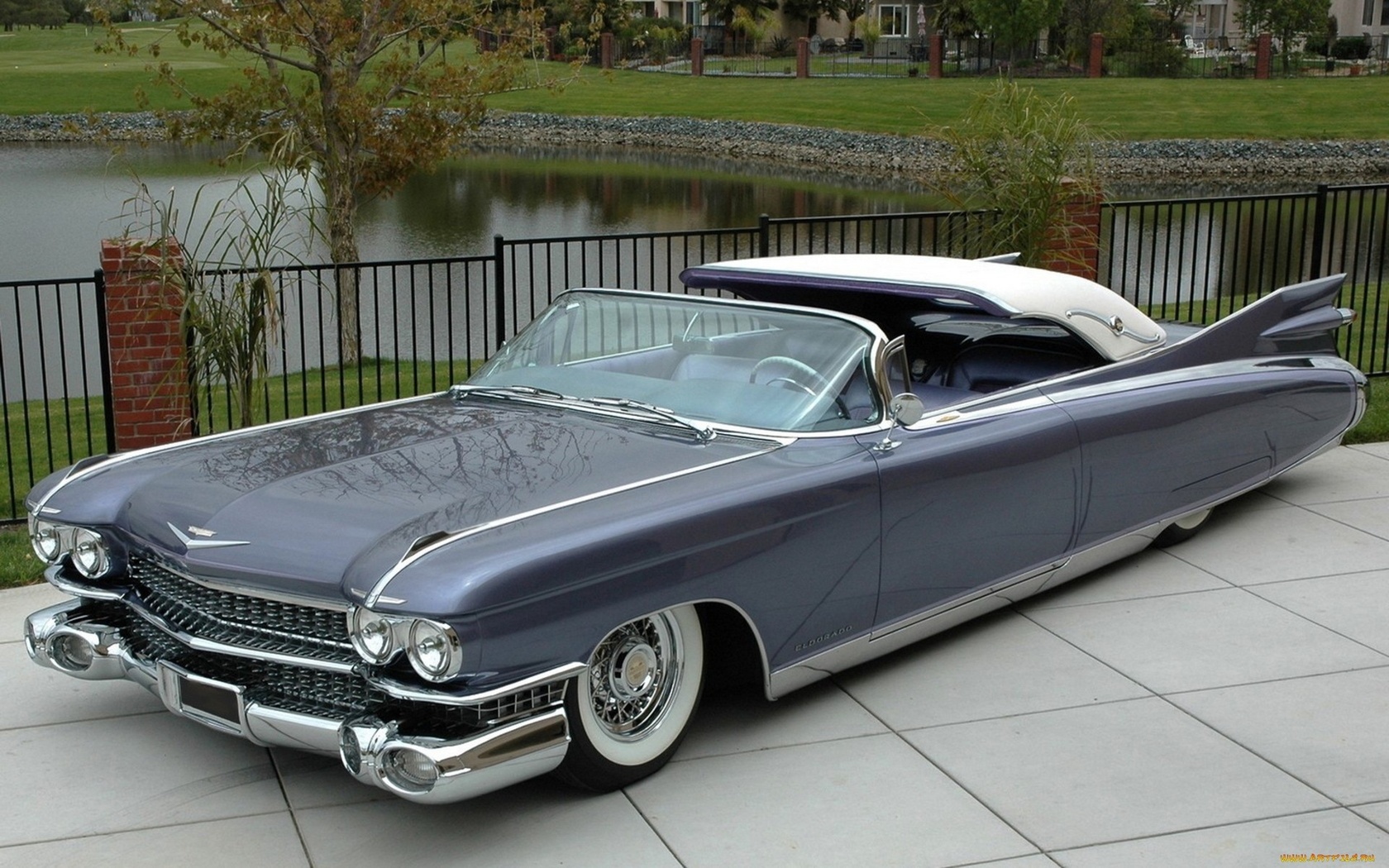 american, classic, car, cadillac, eldorado