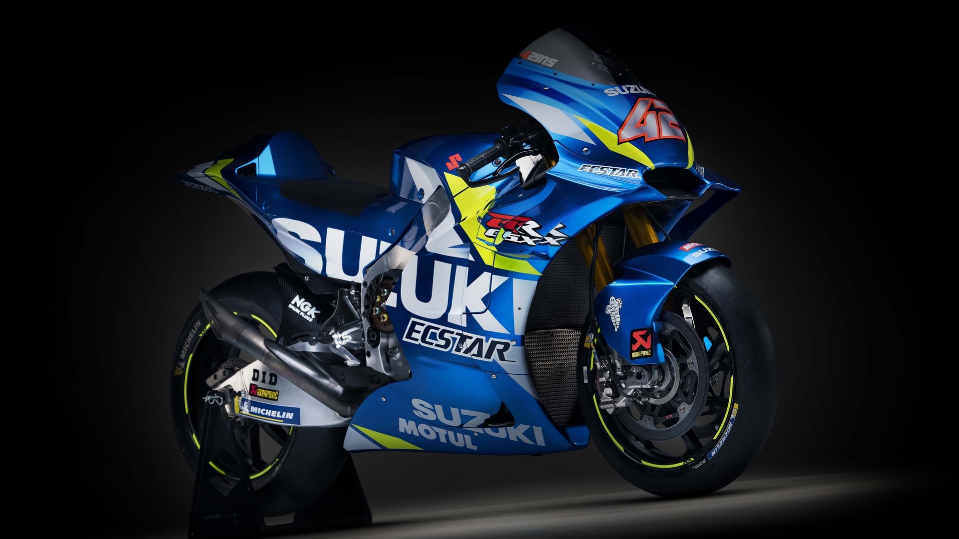 suzuki, gsx-rr, blue, sport bike, motogp