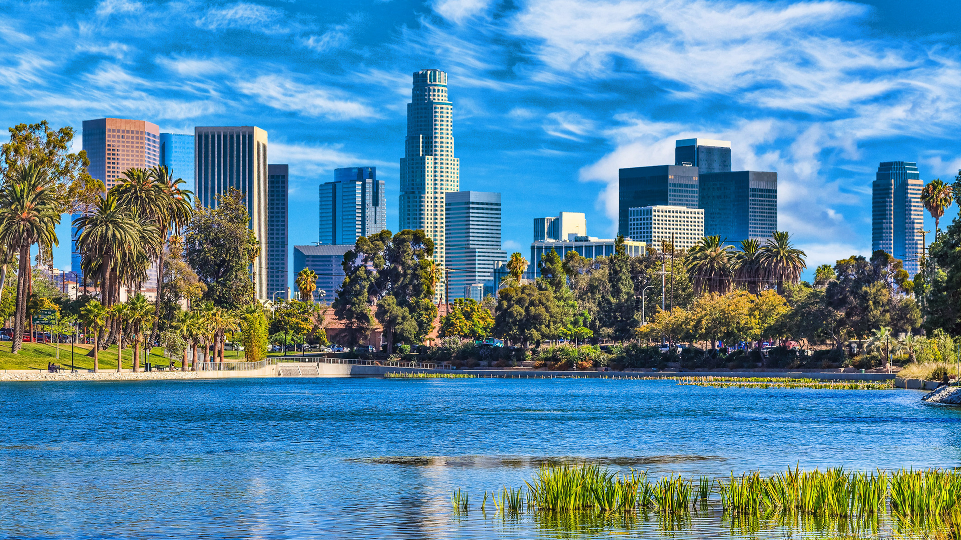 los angeles, summer, modern buildings, california, cityscapes