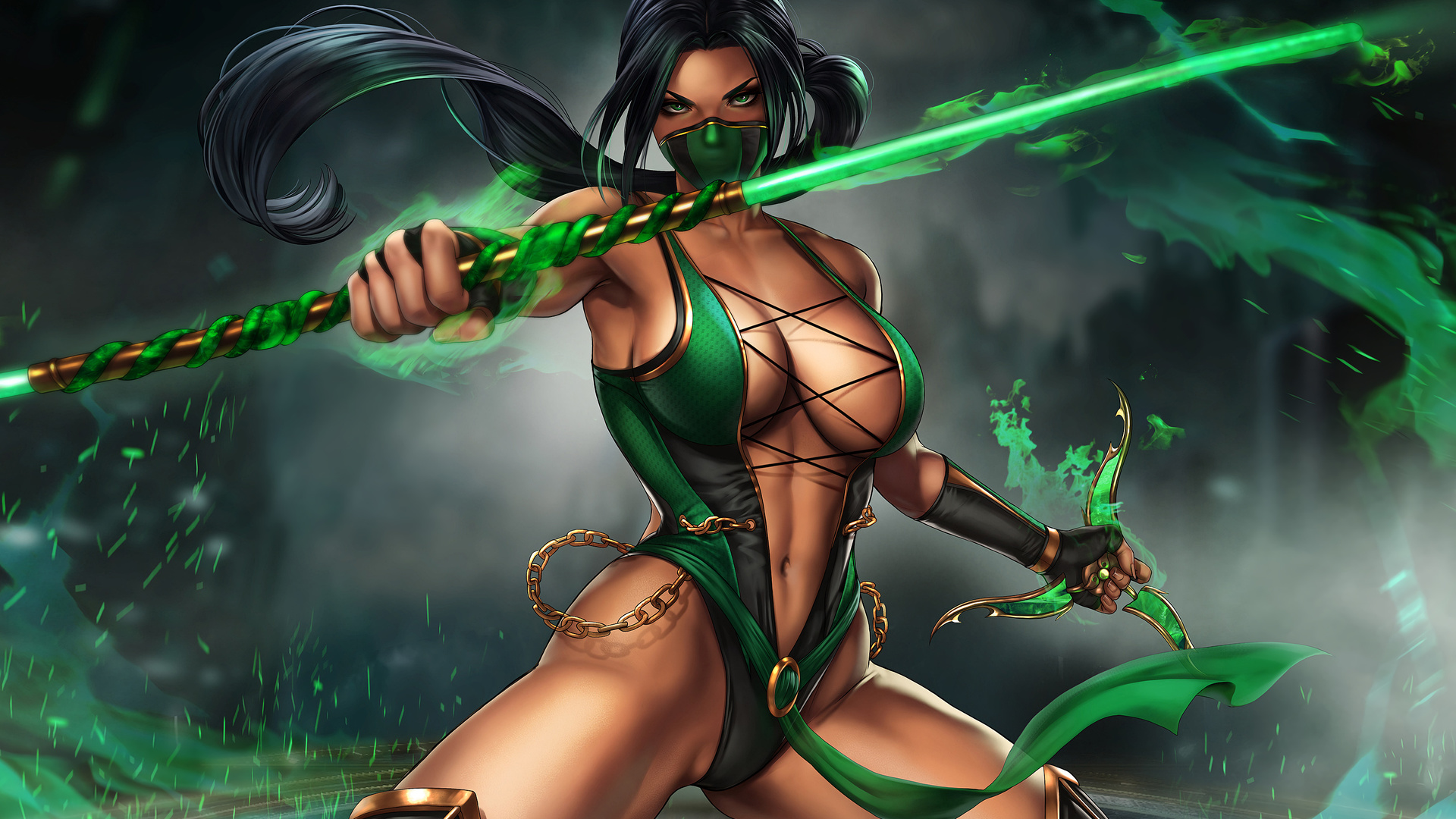 , mortal kombat, , jade