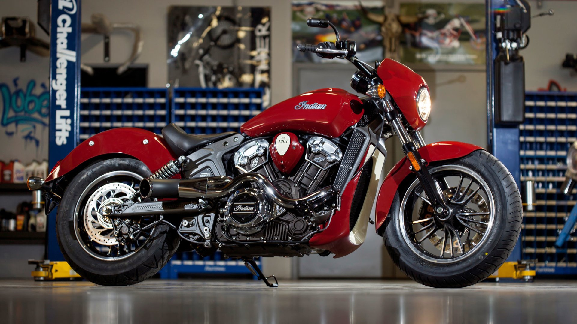 indian, scout, dbc, 2016, classic, bikes, red, 