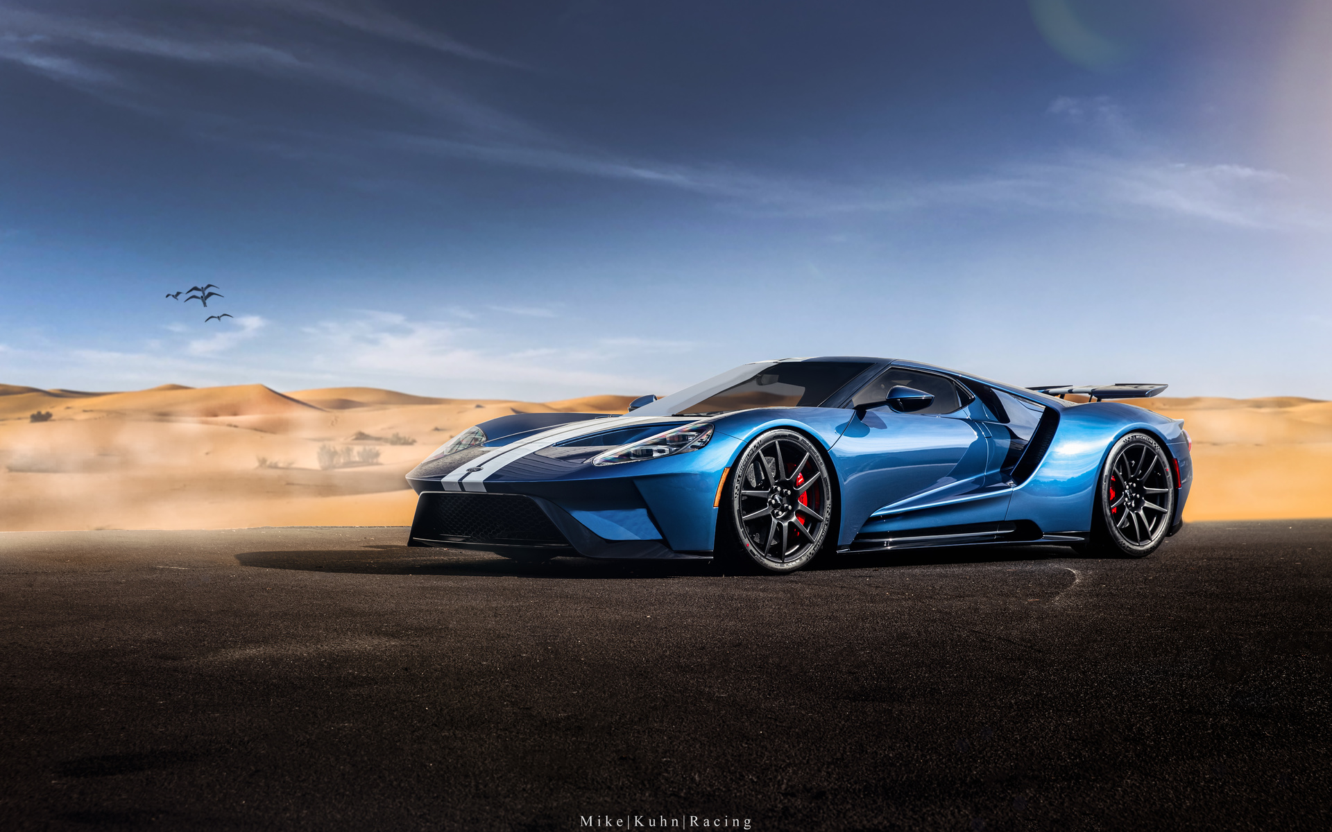 ford, gt, blue