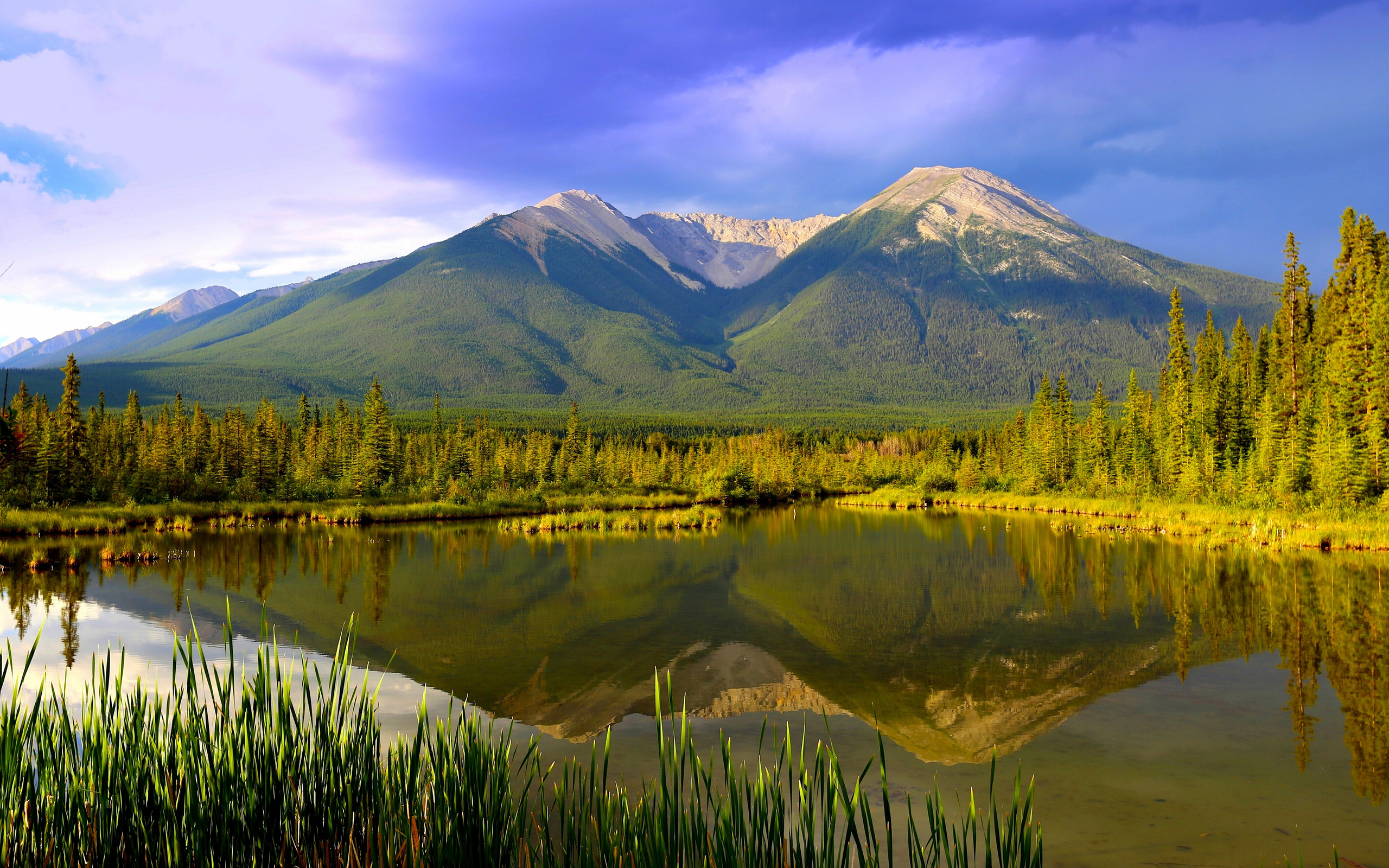 , , , ,  ,  ,   , canadian rocky mountains,  , lake vermilion, lake, mountains, reflection, canada, rocky mountains, alberta, banff national park