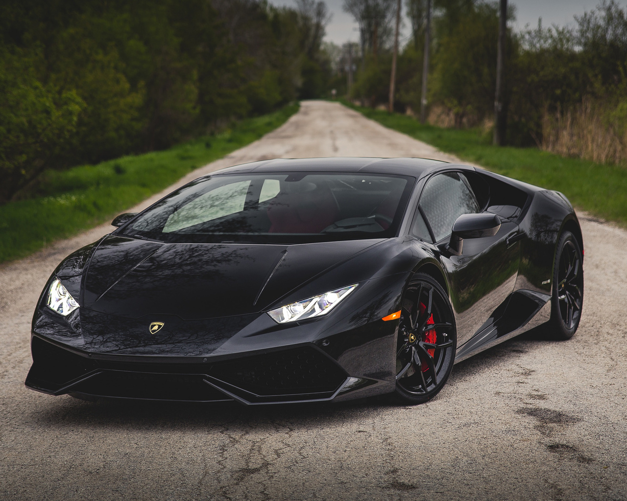 lamborghini, huracan, lp610-4, black