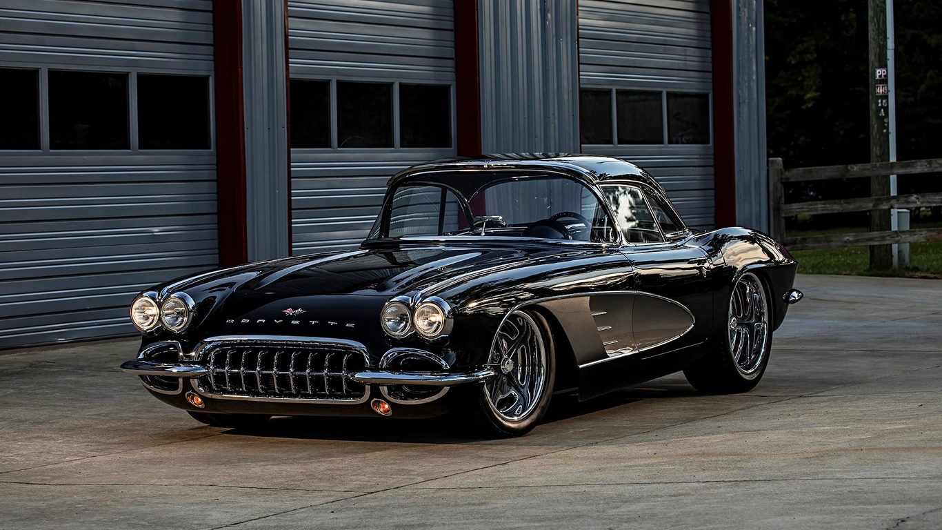 1961 chevrolet, corvette, hot rod, hotrod, custom