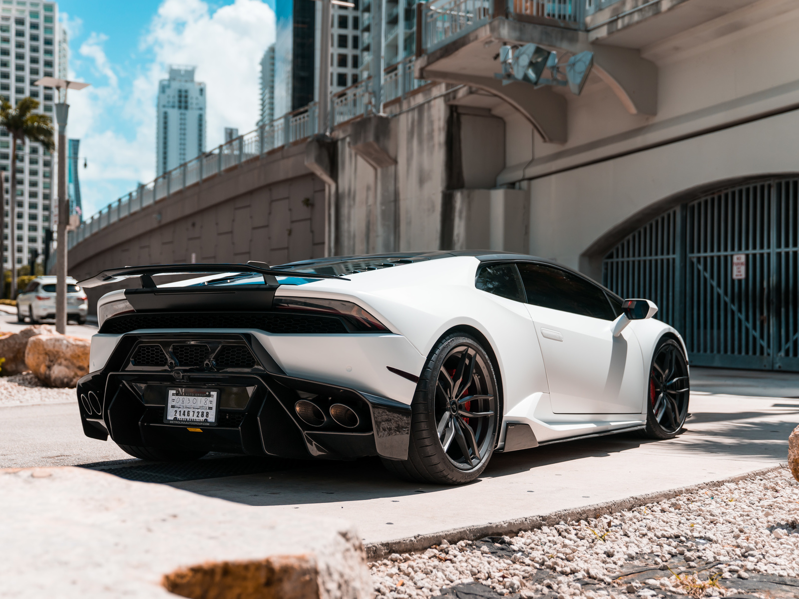 white, lamborghini, huracan