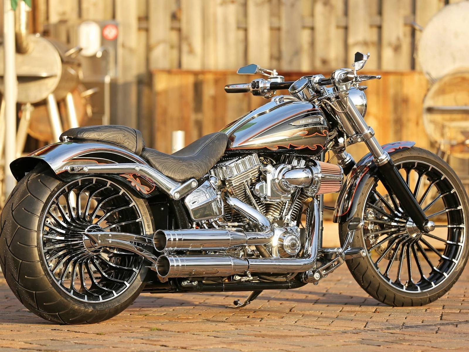 harley-davidson, custom, motorbike, breakout, h-d, cvo, thunderbike, fxsbse