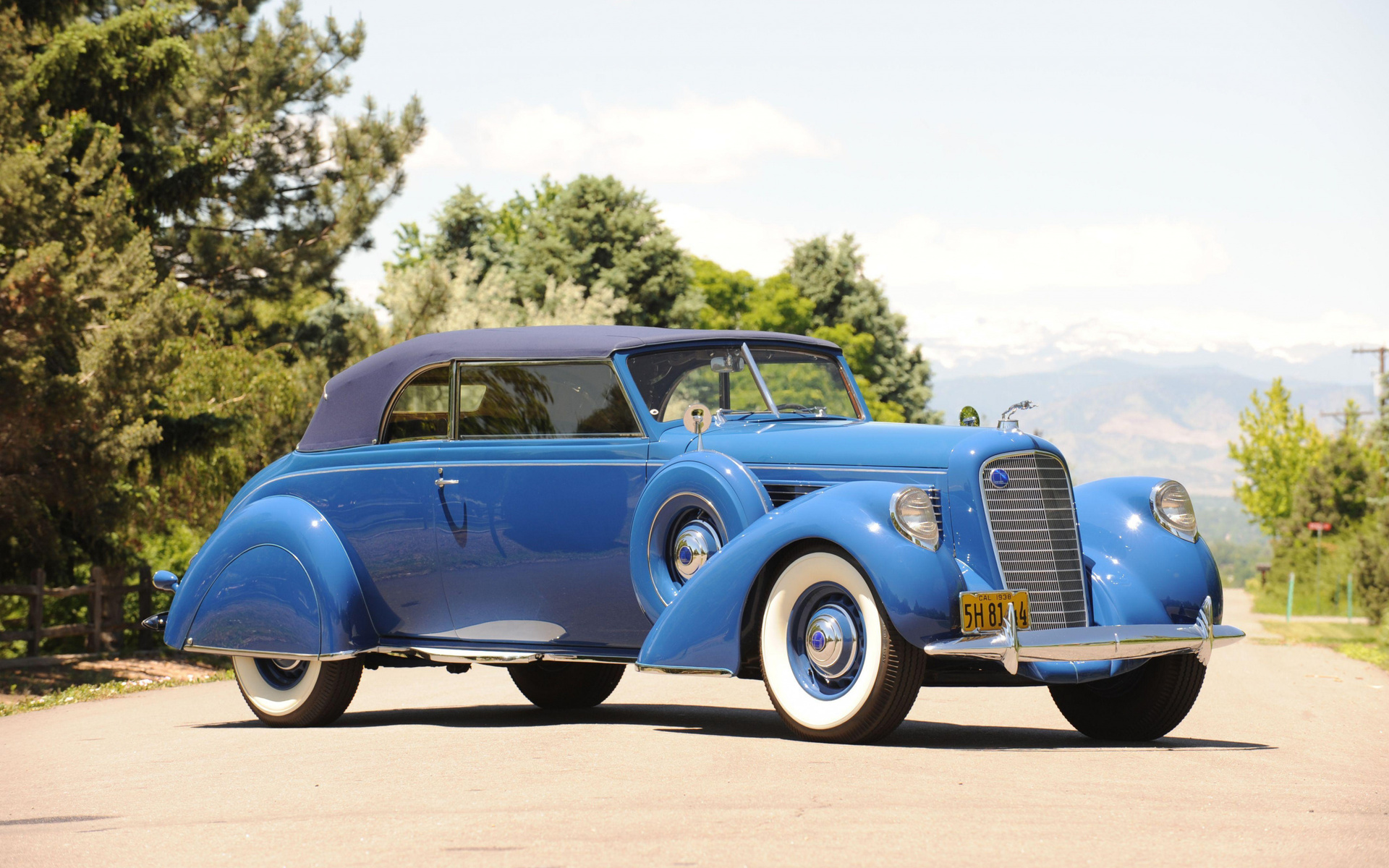 lincoln, convertible, 1948, retro