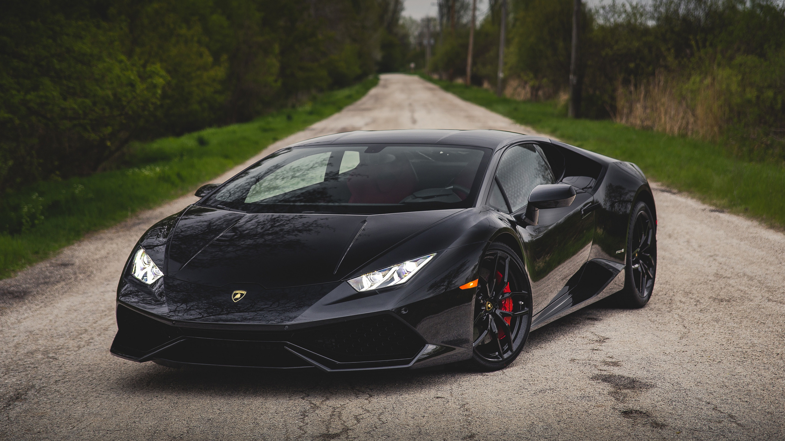 lamborghini, huracan, lp610-4, black