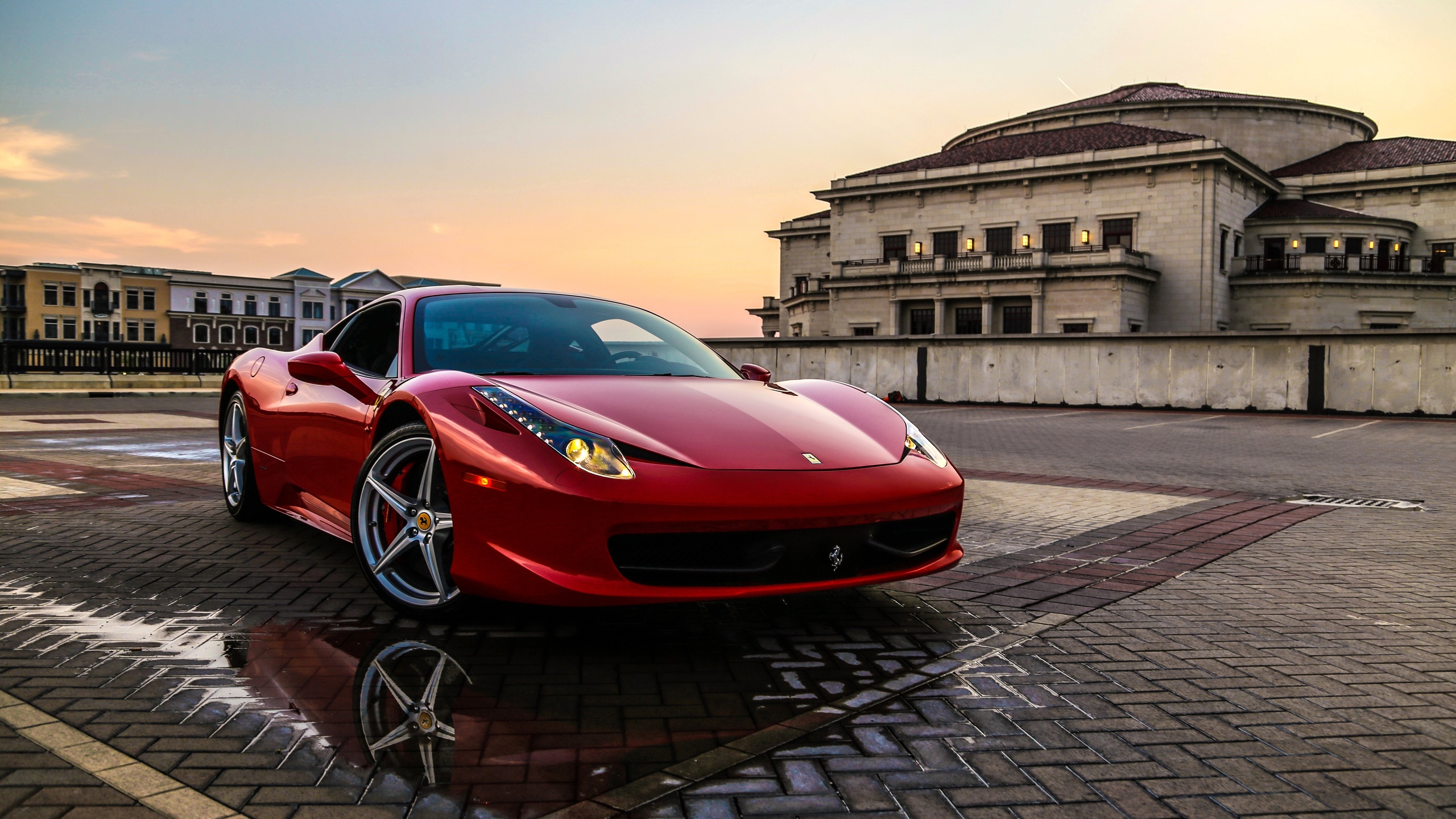 red, ferrari, 430