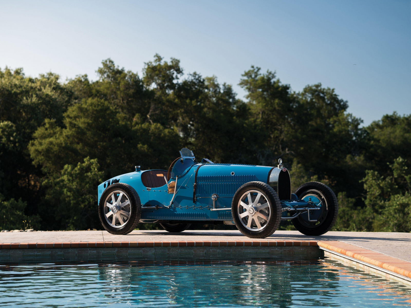 bugatti, type 35c, 1927, retro, sports car, convertible, blue