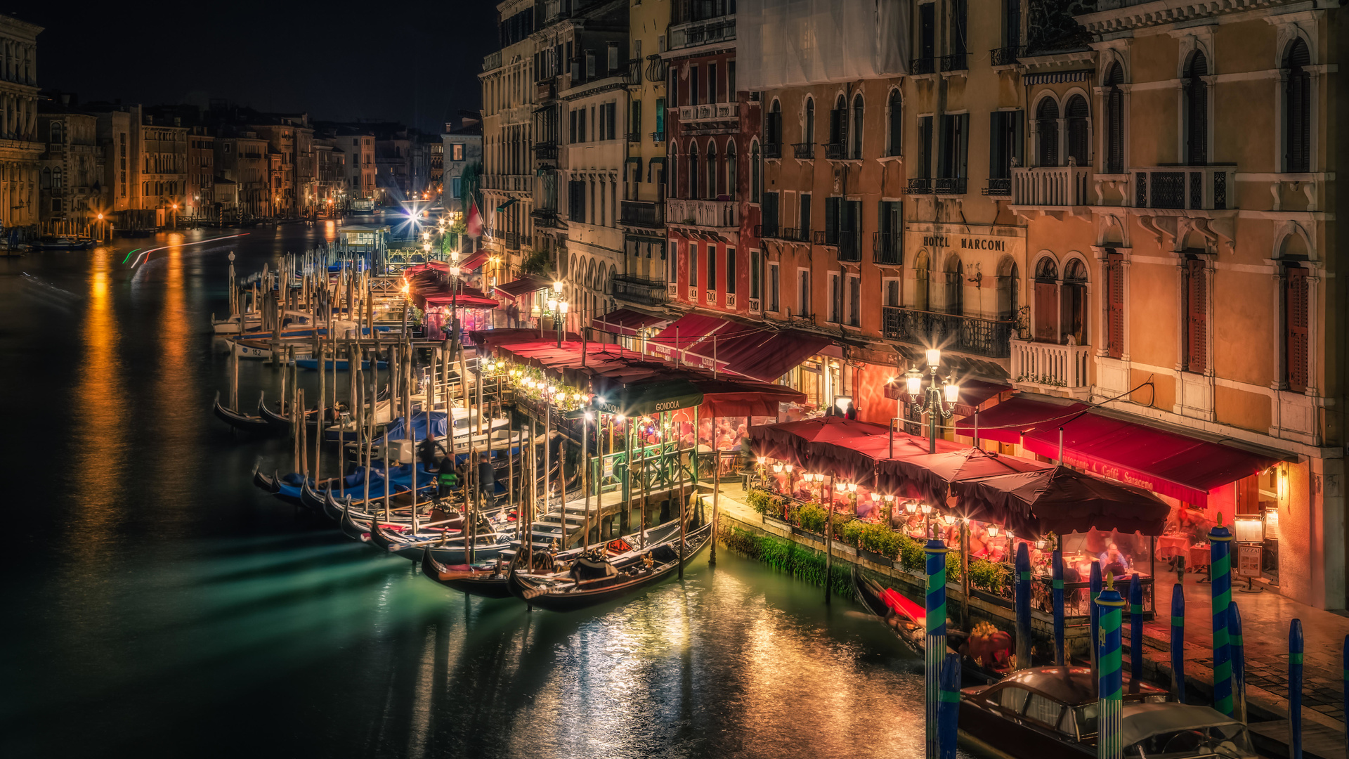 canal grande, venice, italy, ,