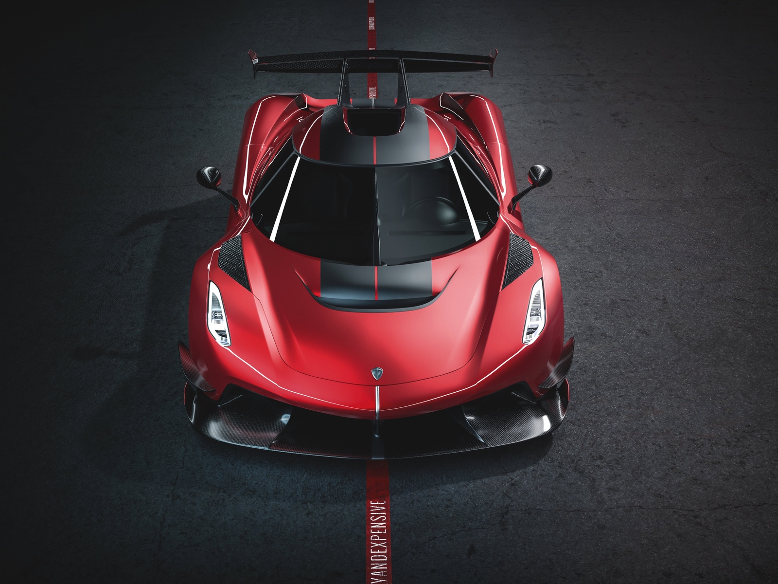 koenigsegg, jesko, 1600, cherry, red, edition, vorne