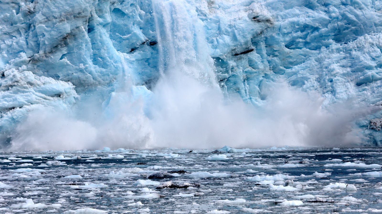 calving, glacier, ice, snow, beautiful