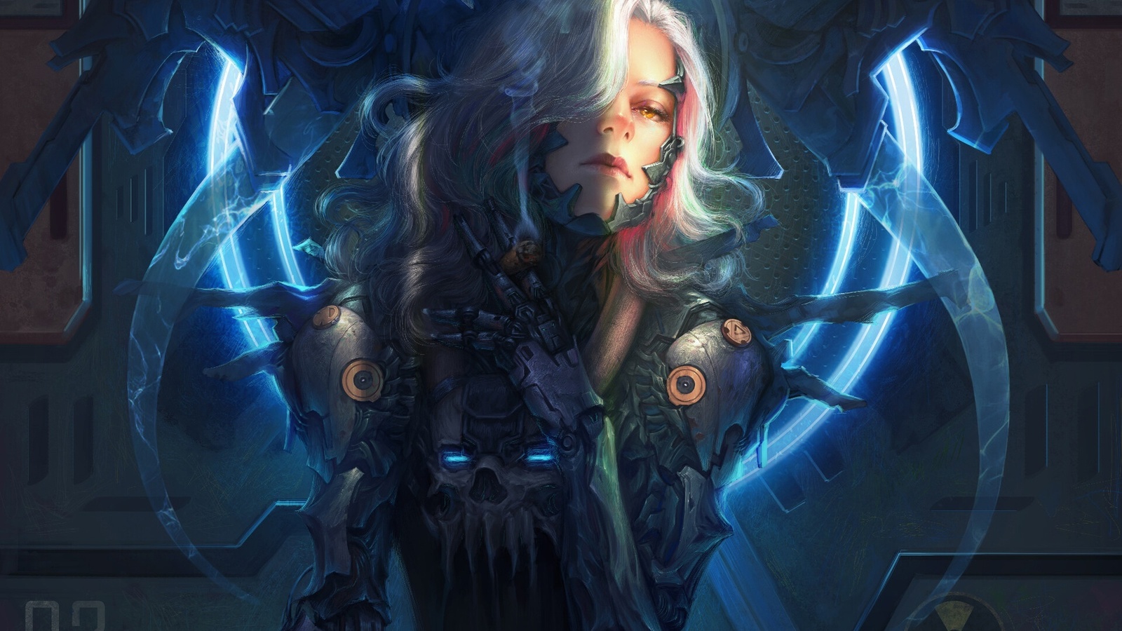 artwork, cyborg, cyberpunk