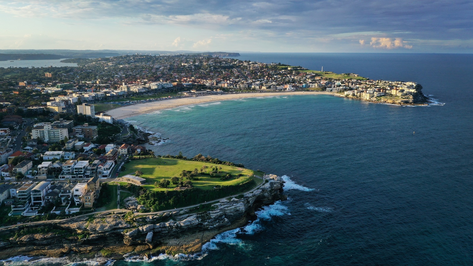 australia, tamarama, the ocean, the horizon