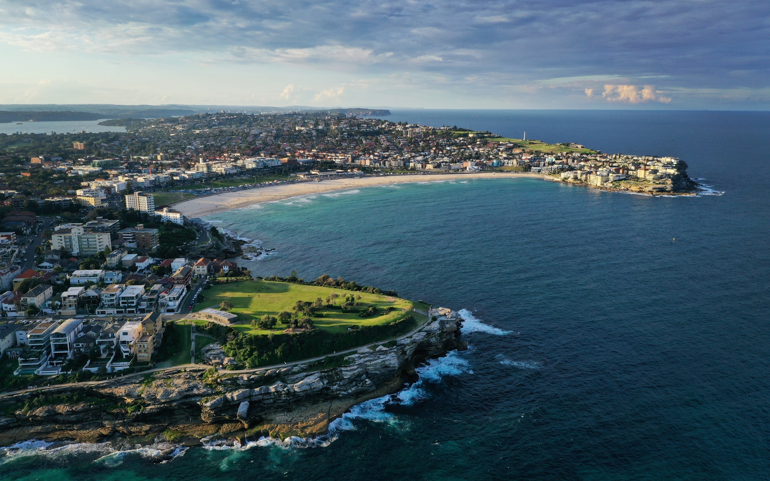 australia, tamarama, the ocean, the horizon