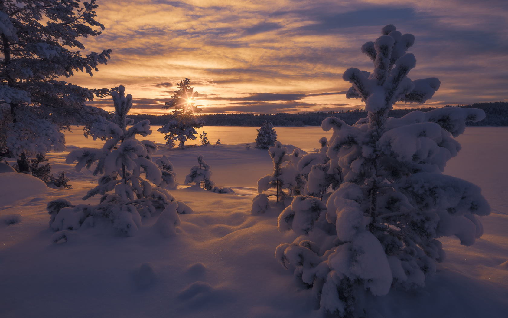 norway, winter, sky, clouds