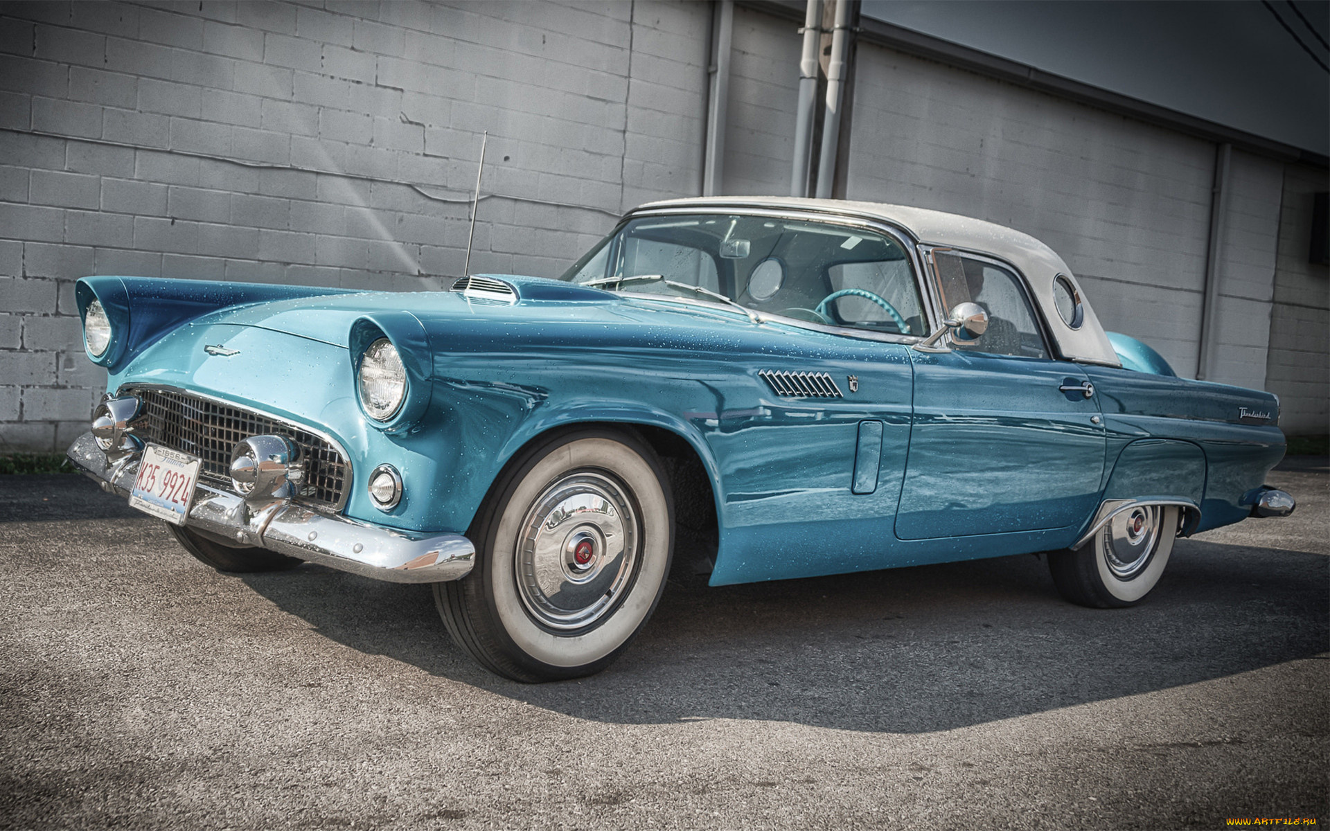 ford, thunderbird, 1956