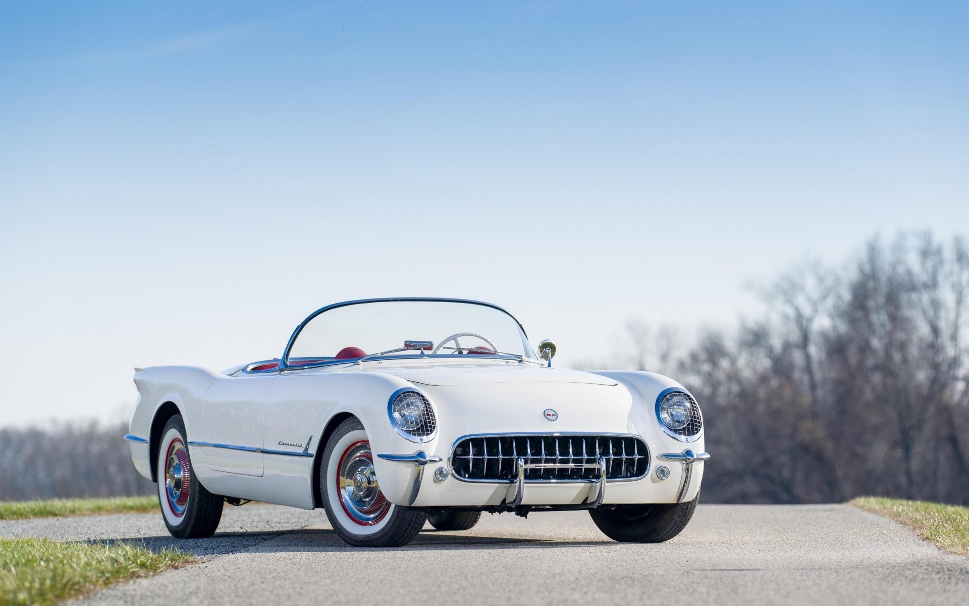 chevrolet, corvette, polo, 1954