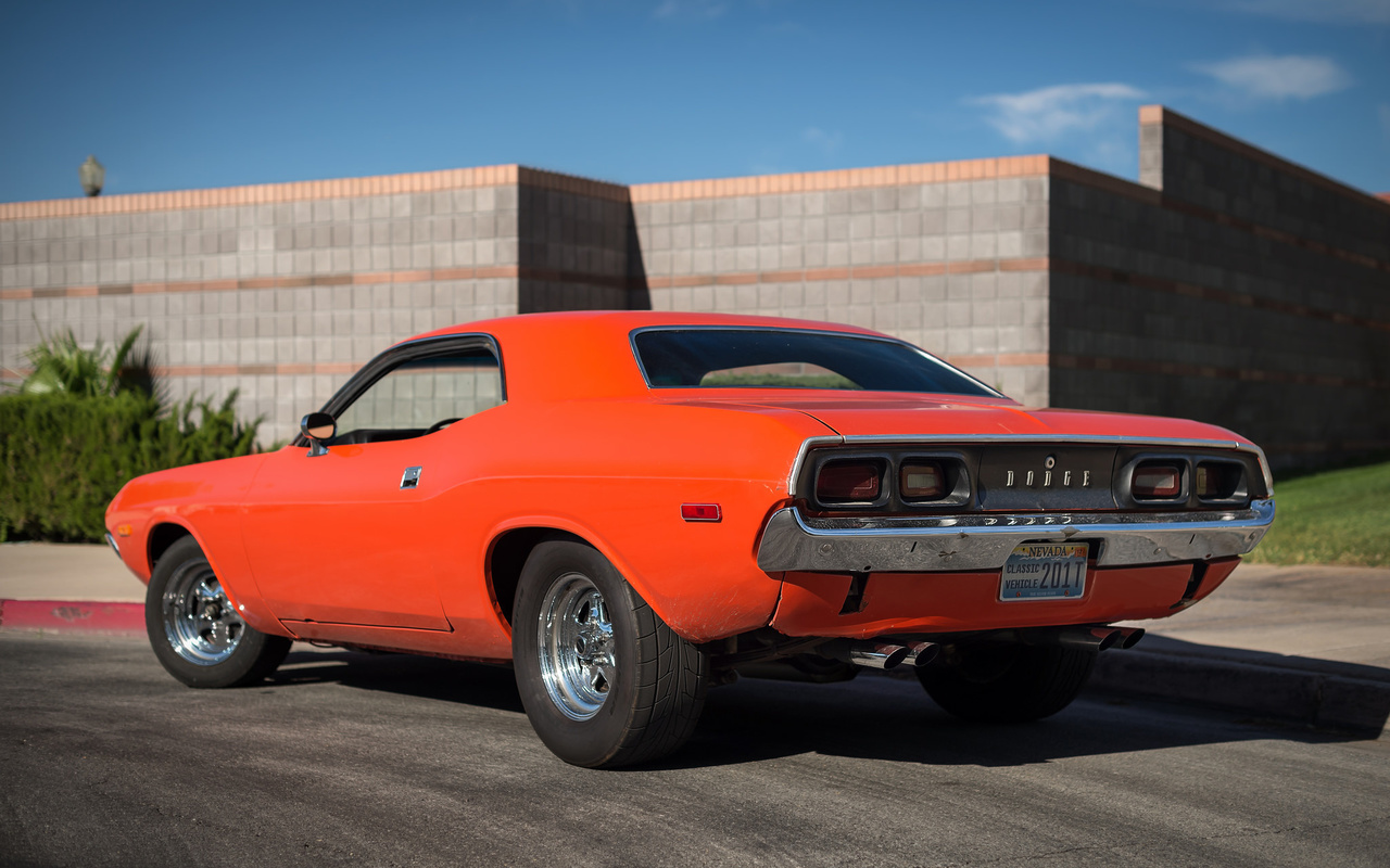 dodge, challenger, 1974, 