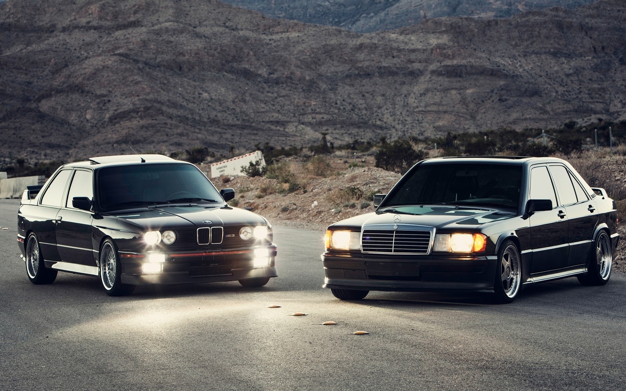 bmw, m3, mercedes-benz, 190e