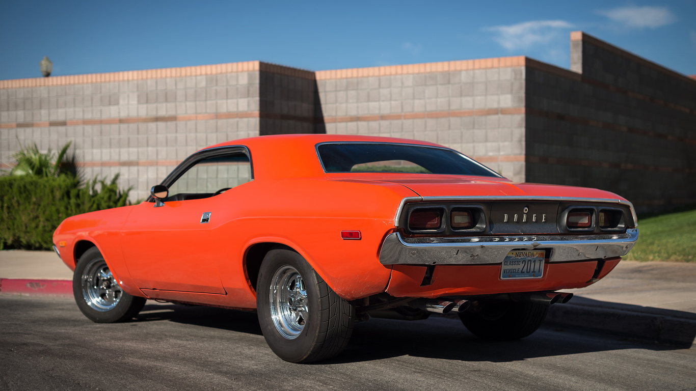 dodge, challenger, 1974, 