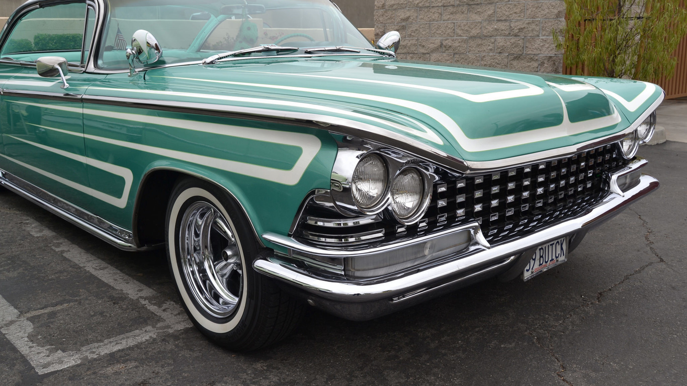 american, classic, car, buick,1959