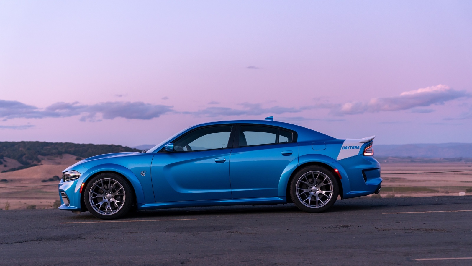 dodge, charger, srt, hellcat, side view, 2020, cars, daytona