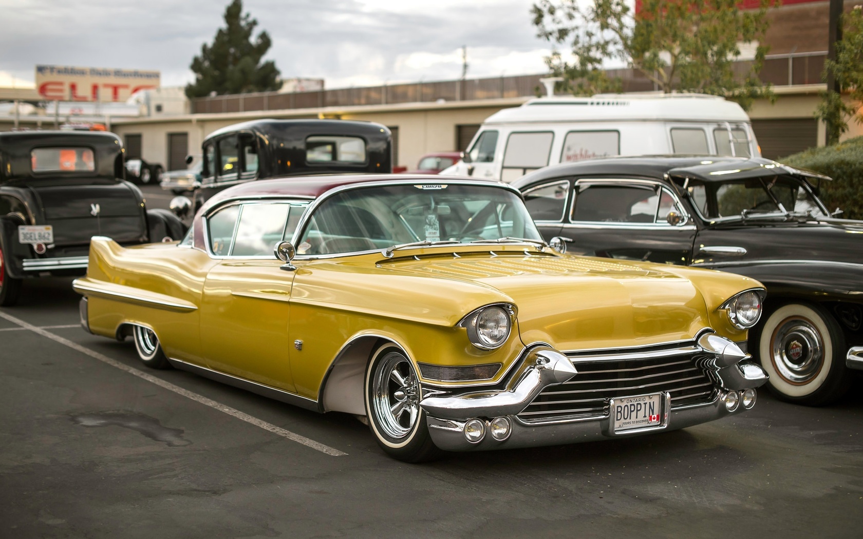 american, classic, car, cadillac