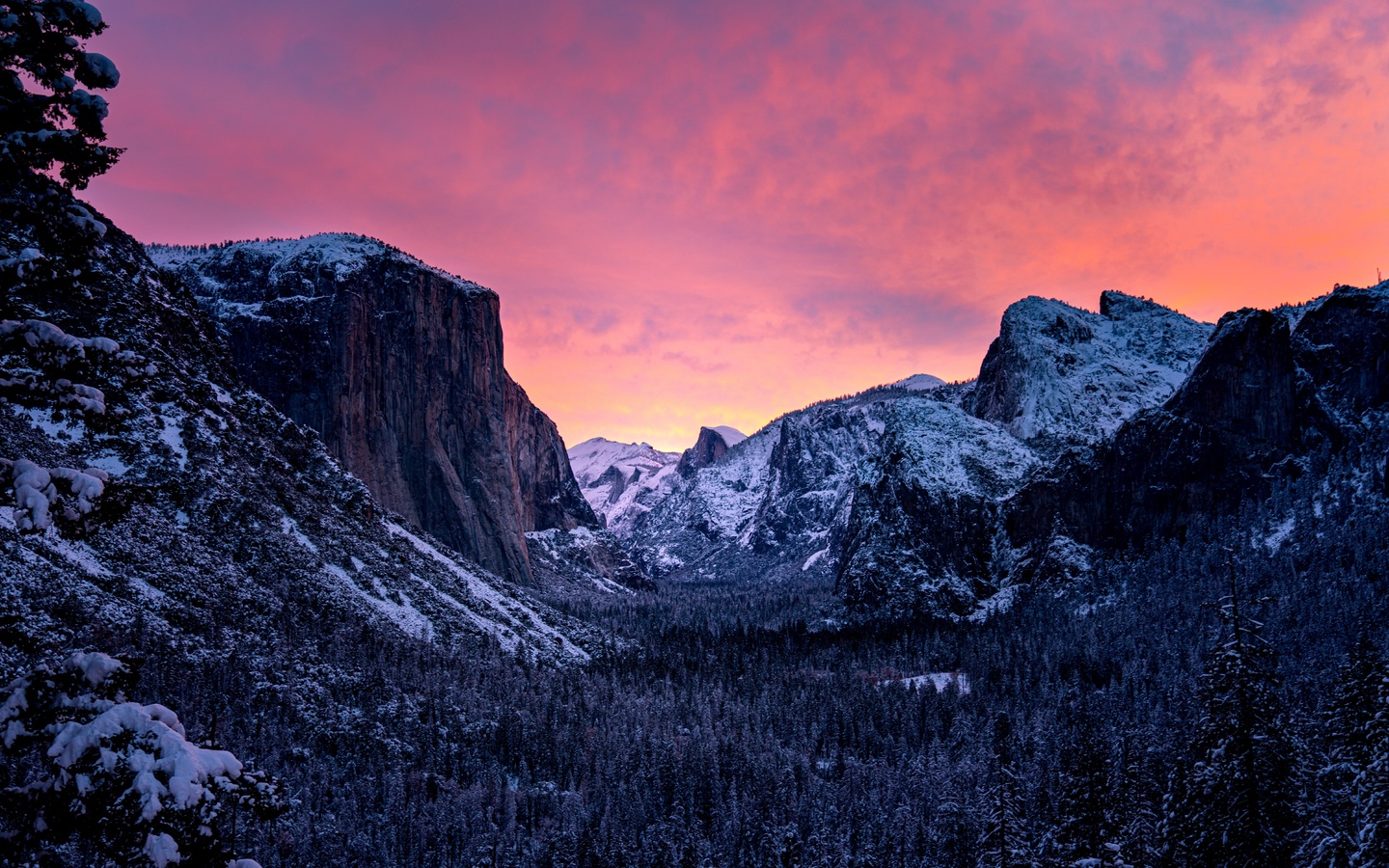 yosemite, national park, fall, rocks, stream