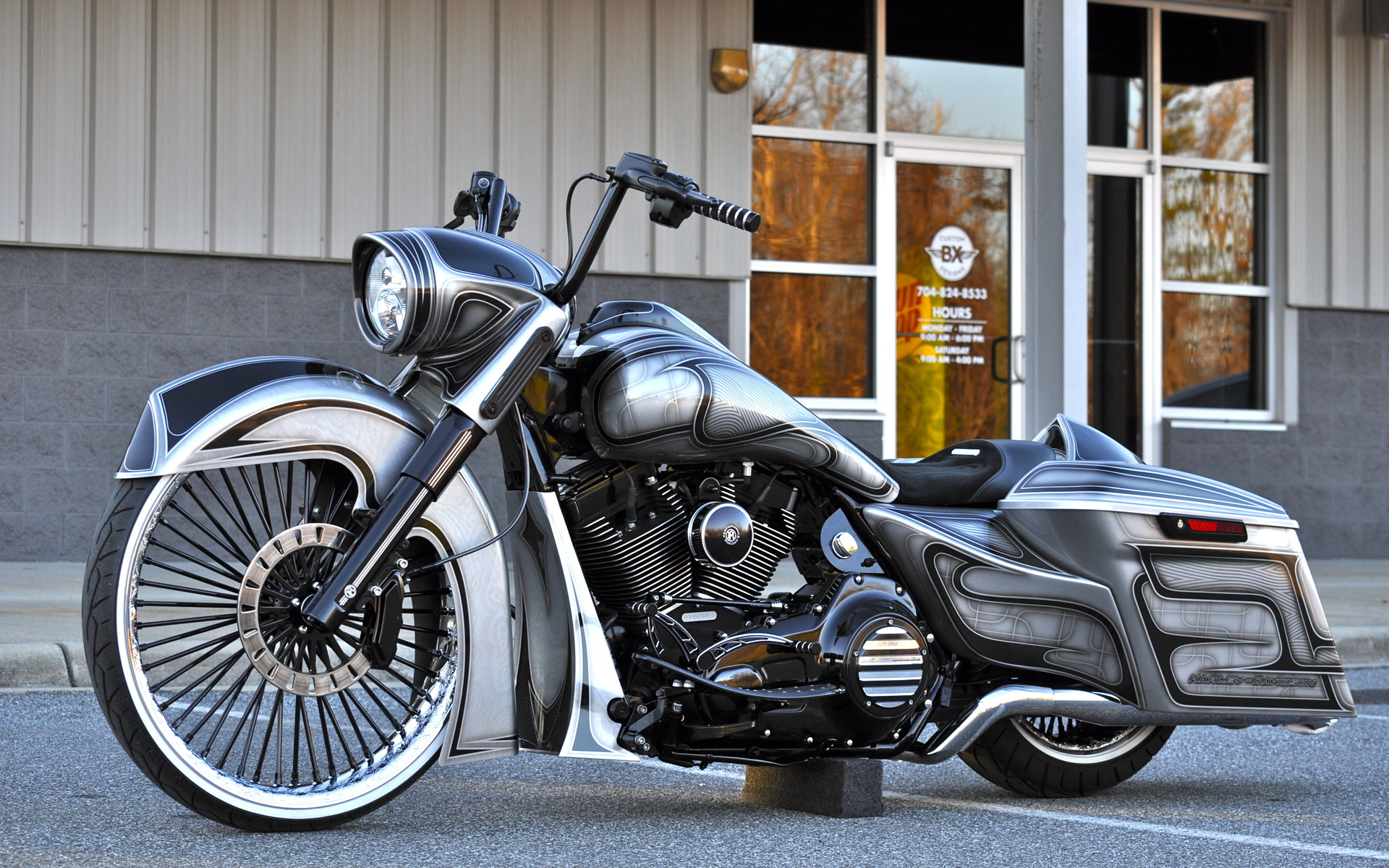 harley-davidson, road king, custom, , 