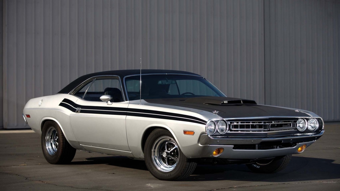 american, classic, car, dodge, challenger