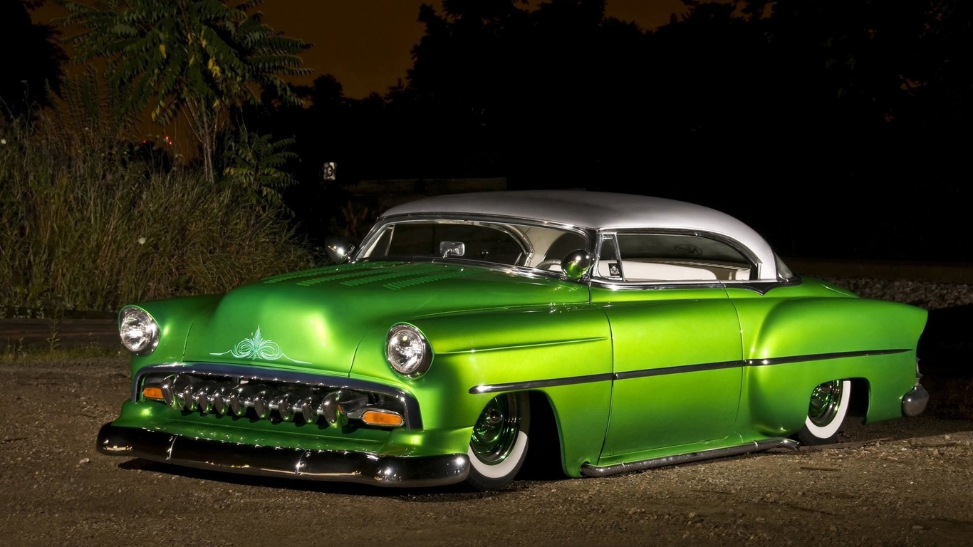 chevrolet, bel air, 1954, custom